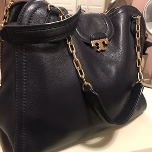 Tory Burch Navy Sammy Satchel